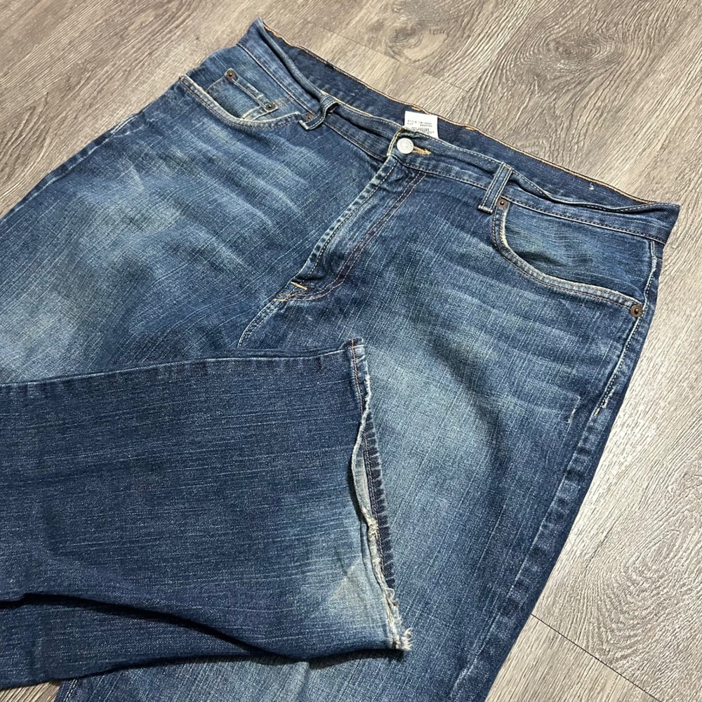 Lucky Brand Bootcut Jeans 36x32 Blue Dark Flight 7M10642 Stretch Denim